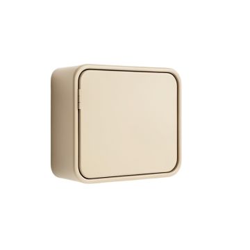 Dawn Canyon Wall-Mounted Entry Cabinet - Beige (synthetic illustration; no displayed measurements)