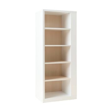 Spruce Crossing Narrow Cubby Tower - White