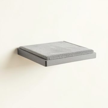 Olive Bridge Wall-Mounted Cat Perch - Gray (synthetic illustration; no displayed measurements)