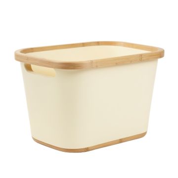 Sage Bluff Laundry Hamper - Cream