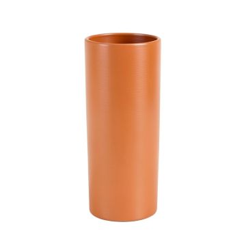 Stone Arc Empty Decorative Vase - Terracotta