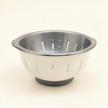 Swirl Stainless Steel Colander (synthetic illustration; no displayed measurements)