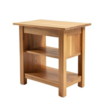 Ermengarda Kitchen Cart Solid Wood