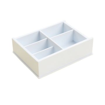 Flint Bend Empty Pantry Drawer Organizer Insert - White