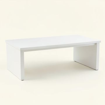Spruce Bluff Desktop Monitor Riser - White (synthetic illustration; no displayed measurements)