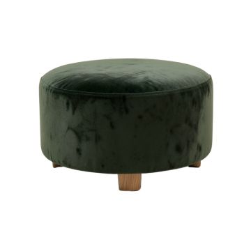 Labonte 15.5 '' Velvet Wide Round Standard Ottoman