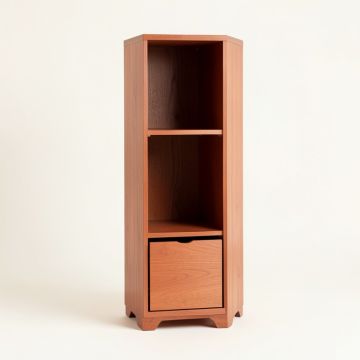 Lake Branch Narrow Cubby Tower - Terracotta (synthetic illustration; no displayed measurements)