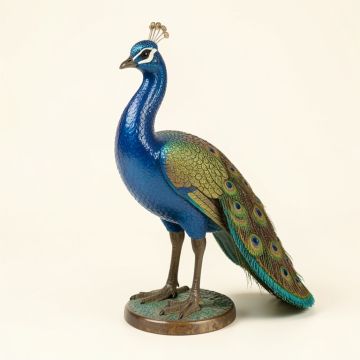 The Peacock Goddess Illuminated Figurine (synthetic illustration; no displayed measurements)