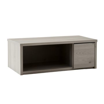 Ash Crossing Shoe Storage Bench - Gray