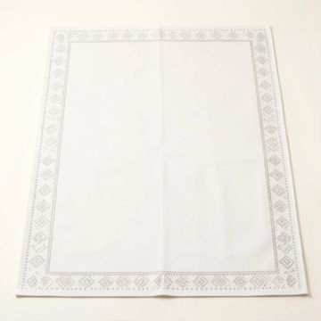 Aspen Bluff Rectangular Area Rug - White (synthetic illustration; no displayed measurements)