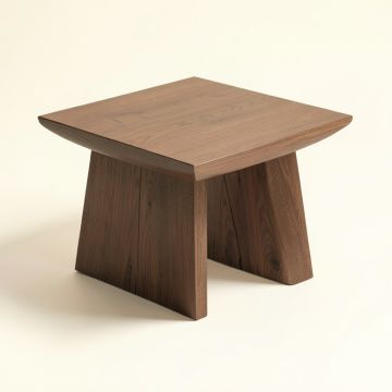 Wedge Solid Coffee Table (synthetic illustration; no displayed measurements)