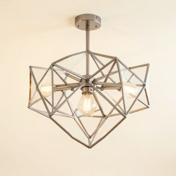 In Style 8-Light Unique / Statement Geometric Chandelier (synthetic illustration; no displayed measurements)