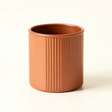 Meadow Bridge Empty Candle Holder - Terracotta (synthetic illustration; no displayed measurements)