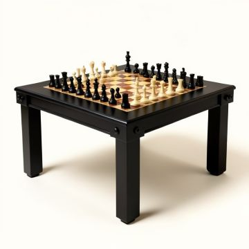 28 '' Kase Chess & Backgammon Table (synthetic illustration; no displayed measurements)