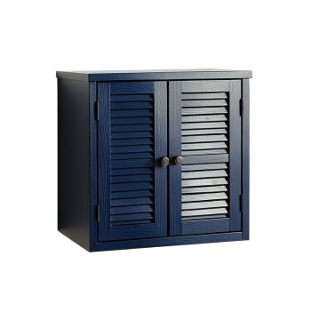 Cliff Branch Wall-Mounted Entry Cabinet - Navy