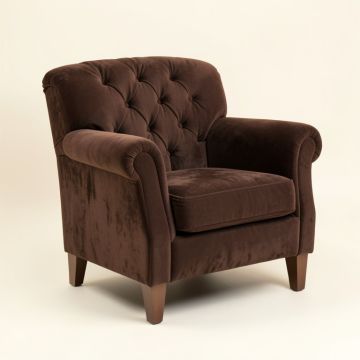 Cardtronics 47 '' Wide Tufted Velvet Chesterfield Chair (synthetic illustration; no displayed measurements)