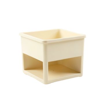 Glen Canyon Empty Raised Planter - Cream