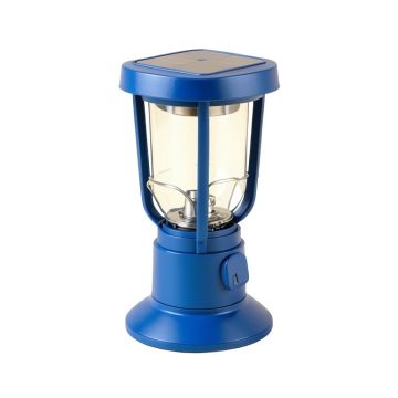 Blue Solar Powered Outdoor Floating Light