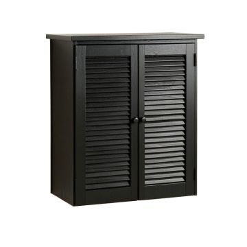 Glen Canyon Wall-Mounted Laundry Cabinet - Black (synthetic illustration; no displayed measurements)
