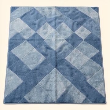 Maplesville 3 Piece Geometric Blue Indoor / Outdoor Area Rug Set (synthetic illustration; no displayed measurements)
