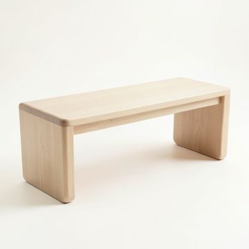 Laurel Bluff Indoor Bench - Beige (synthetic illustration; no displayed measurements)