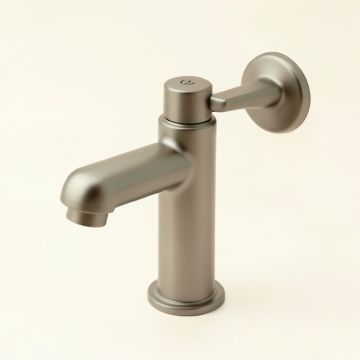 Purist Widespread Wall-Mount Bathroom Sink Faucet Trim With 6-1/4-In Spout And Lever Handles (synthetic illustration; no displayed measurements)
