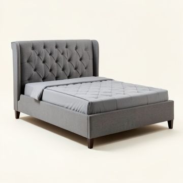 Arvella Tufted Upholstered Standard Bed (synthetic illustration; no displayed measurements)