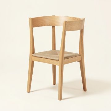 Forney Dining Chair In Natural Wood (synthetic illustration; no displayed measurements)