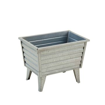 Olive Canyon Empty Raised Planter - Gray
