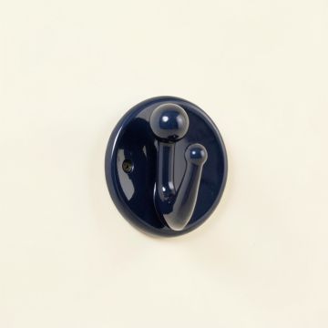 Birch Bridge Wall-Mounted Robe Hook - Navy (synthetic illustration; no displayed measurements)