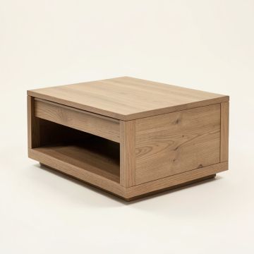 Island Estate Coffee Table With Storage (synthetic illustration; no displayed measurements)