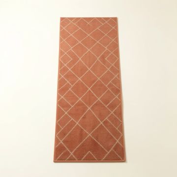 Shore Arc Narrow Runner Rug - Terracotta (synthetic illustration; no displayed measurements)