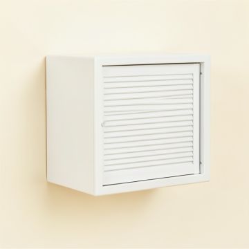 Elm Bridge Wall-Mounted Entry Cabinet - White (synthetic illustration; no displayed measurements)