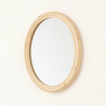 Dawn Branch Framed Wall Mirror - Ivory (synthetic illustration; no displayed measurements)