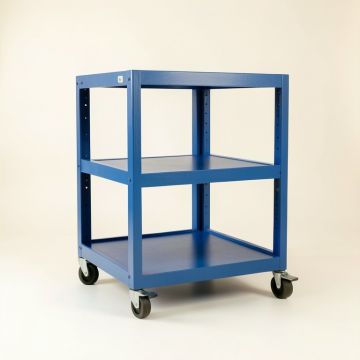 Vale Crest Empty Rolling Workshop Cart - Blue (synthetic illustration; no displayed measurements)