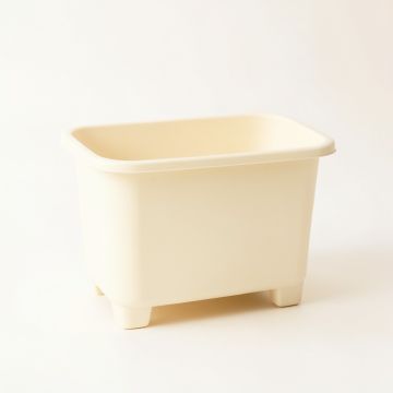 Cove Bridge Empty Raised Planter - Cream (synthetic illustration; no displayed measurements)