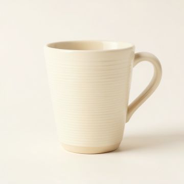 River Branch Ceramic Mug - Ivory (synthetic illustration; no displayed measurements)