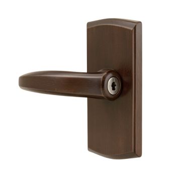 Century Lower Half Handleset With Broadway Door Lever ( Deadbolt Sold Separately ) (synthetic illustration; no displayed measurements)