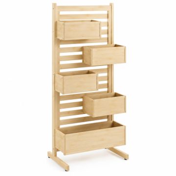 Hill Brook Empty Vertical Garden Frame - Cream