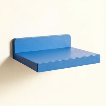 Birch Field Wall-Mounted Cat Perch - Blue (synthetic illustration; no displayed measurements)