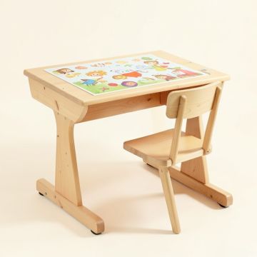 Onley Kids Art Desk With Chair Set Height Adjustable Writing Desk (synthetic illustration; no displayed measurements)