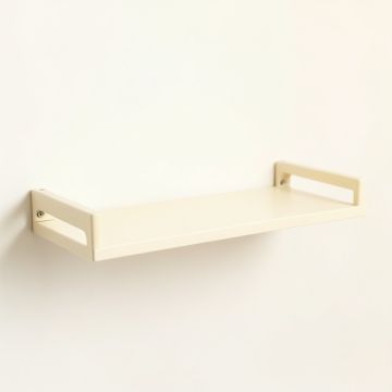Flint Bridge Wall-Mounted Shelf - Ivory (synthetic illustration; no displayed measurements)