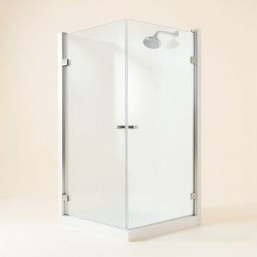 Deluxe 56.25 '' X 55.25 '' Bypass Bath Door (synthetic illustration; no displayed measurements)