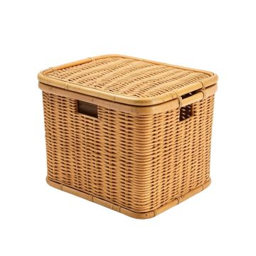 Flip Type Bamboo Laundry Hamper