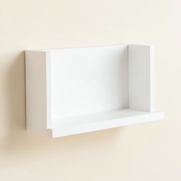 Briar Bend Wall-Mounted Shelf - White (synthetic illustration; no displayed measurements)