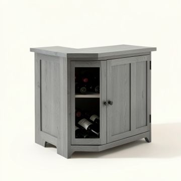 Ashfield Bar With Wine Storage (synthetic illustration; no displayed measurements)