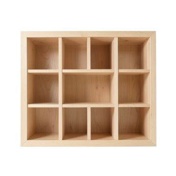 Moss Bend Empty Mug-Storage Cabinet Insert - Beige (synthetic illustration; no displayed measurements)