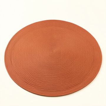 Birch Branch Round Area Rug - Terracotta (synthetic illustration; no displayed measurements)