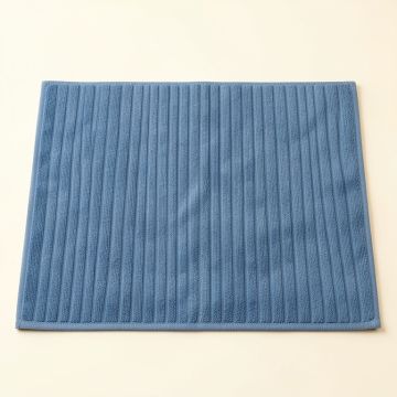 Pine Crest Bath Mat - Blue (synthetic illustration; no displayed measurements)