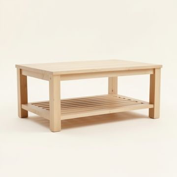 Rowan Canyon Coffee Table - Beige (synthetic illustration; no displayed measurements)